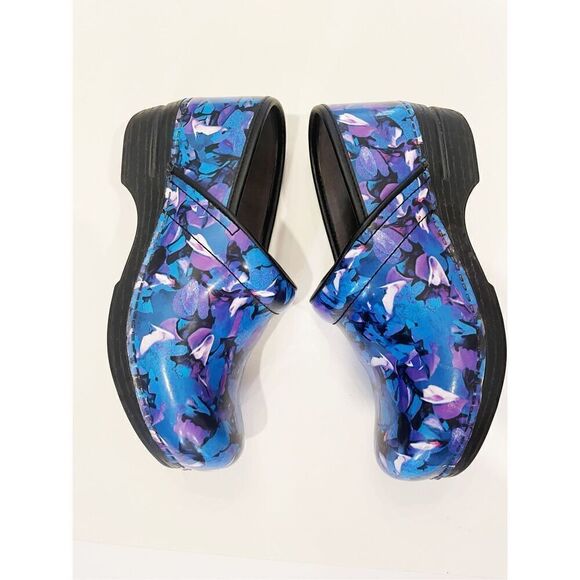 Dansko XP Peofessional Clogs Slip On Size 38 Blue Purple - Picture 7 of 8